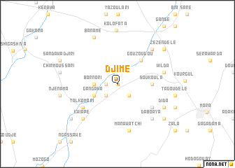 map of Djimé