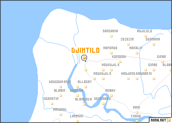 map of Djimtilo