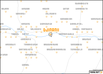 map of Djinani I