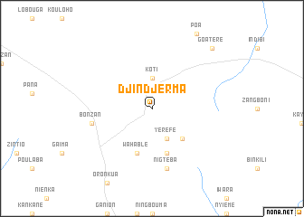 map of Djindjerma