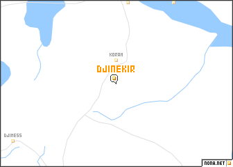 map of Djinékir