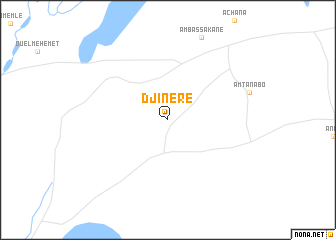 map of Djinére