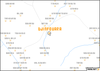 map of Djinfouara