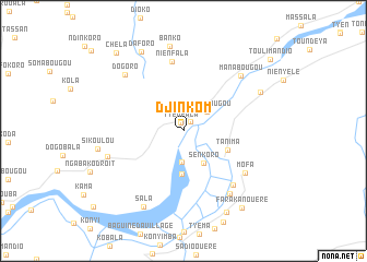 map of Djinkom