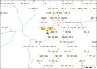 map of Djipamé