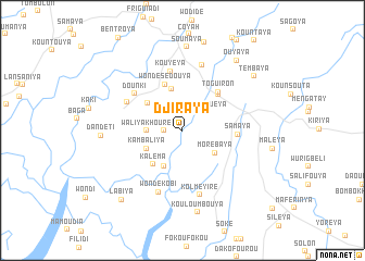 map of Djiraya