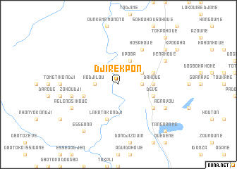 map of Djirekpon