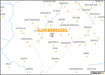 map of Djiribabougou