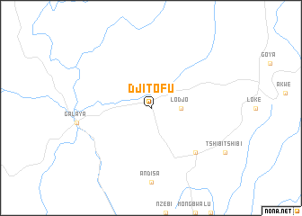 map of Djitofu