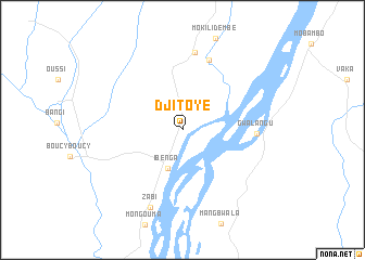 map of Djitoyé