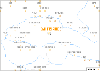 map of Djitriamé