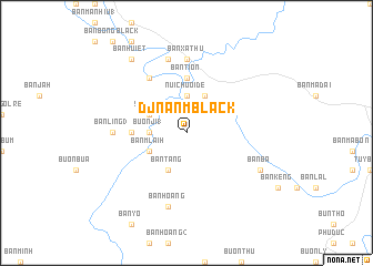 map of Djnan Mblack