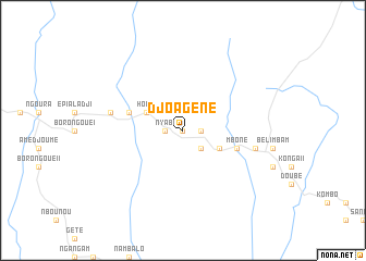 map of Djoagéné