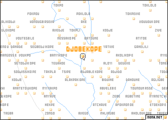 map of Djobé Kopé