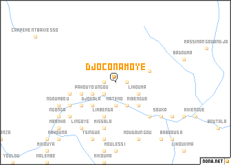 map of Djoconamoye