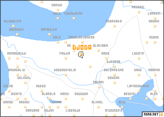 map of Djoda