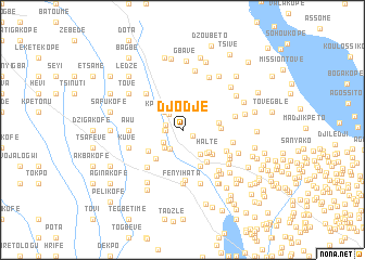 map of Djodjé