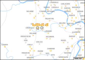 map of Djodje