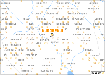 map of Djogbedji