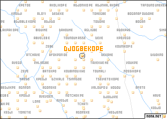 map of Djogbékopé