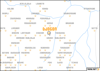 map of Djogon