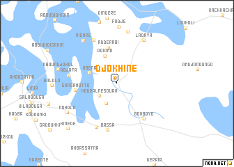 map of Djokhîne