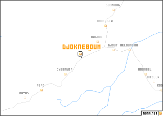 map of Djoknéboum