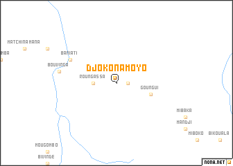 map of Djokonamoyo