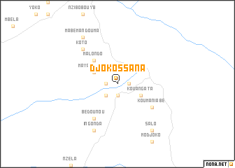 map of Djokossana