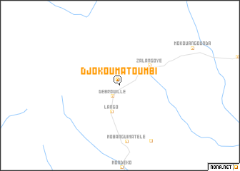 map of Djokoumatoumbi