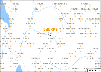 map of Djokpe