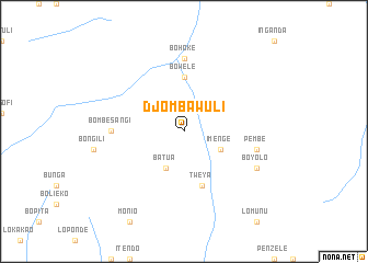 map of Djombawuli