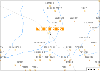 map of Djombo Fakara