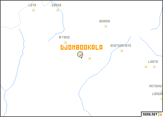 map of Djombo-Okala