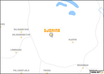 map of Djomina