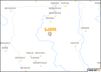 map of Djoné