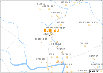 map of Djonjo