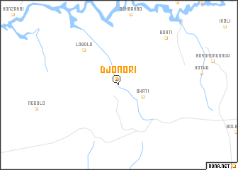 map of Djonori