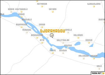 map of Djoramadou