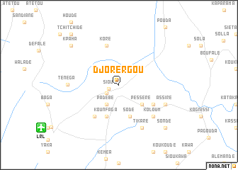 map of Djorergou