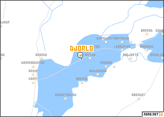 map of Djorlo