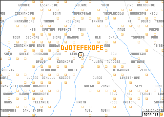 map of Djotefekofe