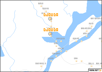 map of Djouda
