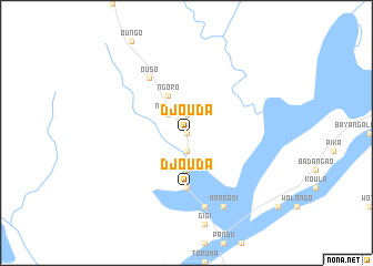 map of Djouda