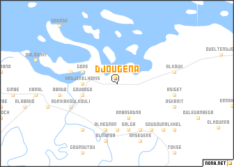 map of Djougéna