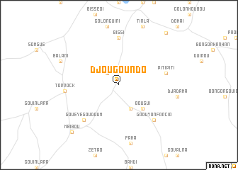 map of Djougoundo