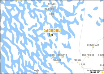 map of Djougou