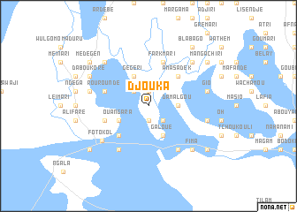 map of Djouka