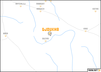 map of Djoukha