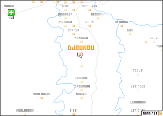 map of Djoukou
